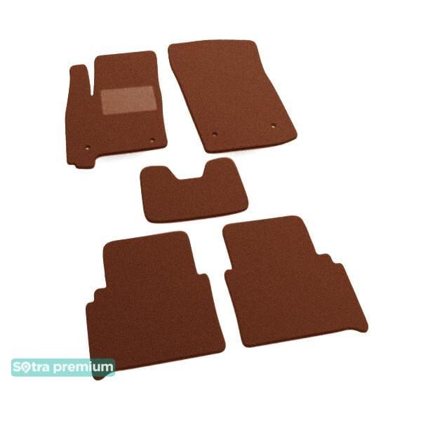 Sotra 06403-CH-TERRA Interior mats Sotra two-layer terracotta for Opel Meriva a (2003-2010), set 06403CHTERRA