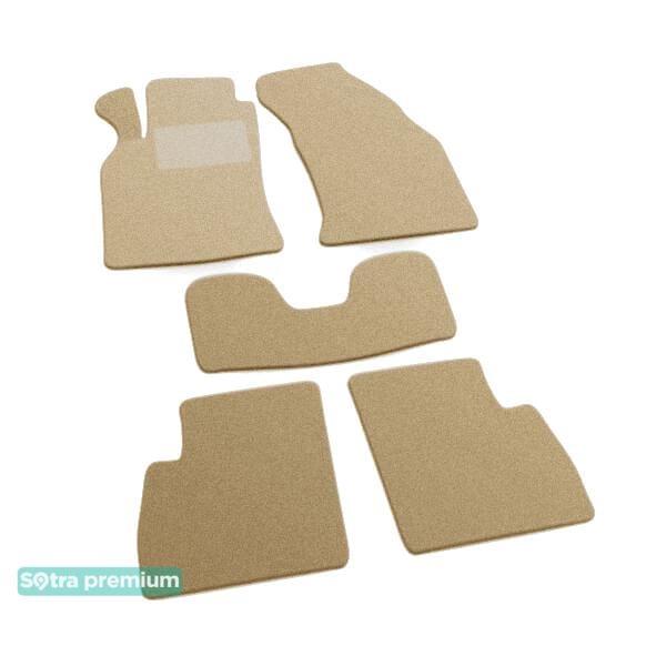Sotra 06420-CH-BEIGE Interior mats Sotra two-layer beige for Ford Cougar (1998-2002), set 06420CHBEIGE