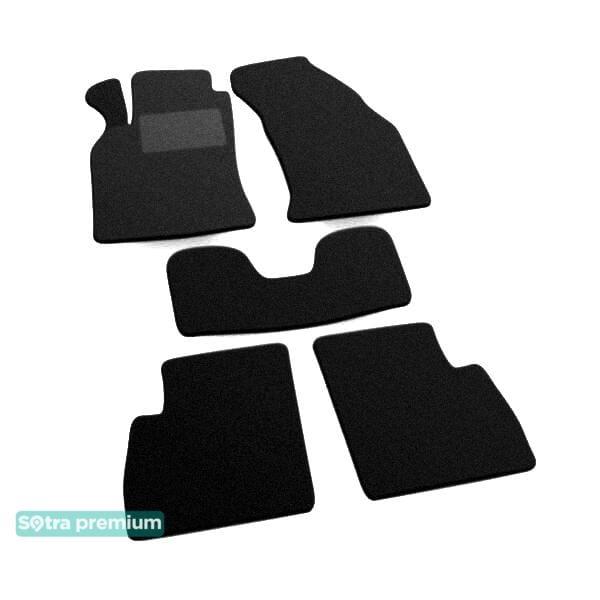 Sotra 06420-CH-BLACK Interior mats Sotra two-layer black for Ford Cougar (1998-2002), set 06420CHBLACK