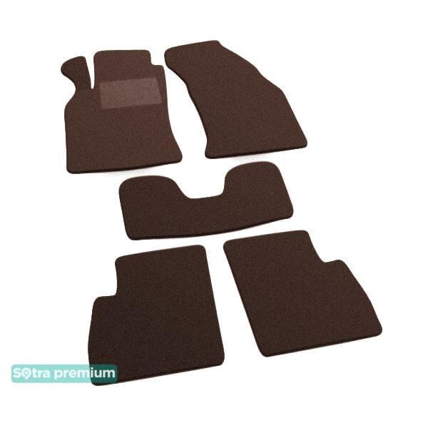 Sotra 06420-CH-CHOCO Interior mats Sotra two-layer brown for Ford Cougar (1998-2002), set 06420CHCHOCO