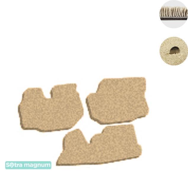 Sotra 06430-1-MG20-BEIGE Interior mats Sotra two-layer beige for Toyota Hiace (2006-), set 064301MG20BEIGE