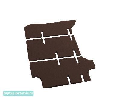 Sotra 06430-5-CH-CHOCO Interior mats Sotra two-layer brown for Toyota Hiace (2006-), set 064305CHCHOCO