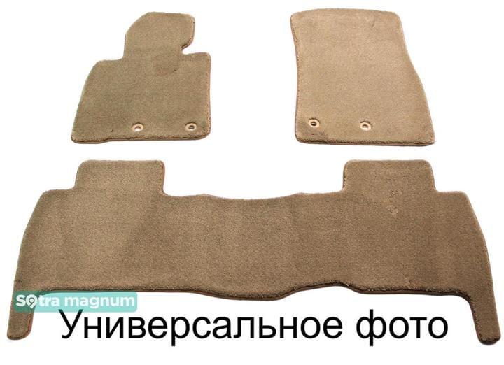 Sotra 06436-MG20-BEIGE Interior mats Sotra two-layer beige for Toyota Hiace (2006-), set 06436MG20BEIGE