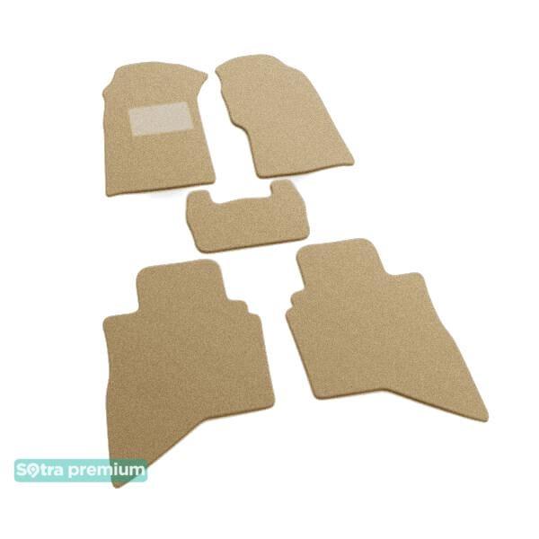 Sotra 06443-CH-BEIGE Interior mats Sotra two-layer beige for Great wall Socool (2003-2012), set 06443CHBEIGE