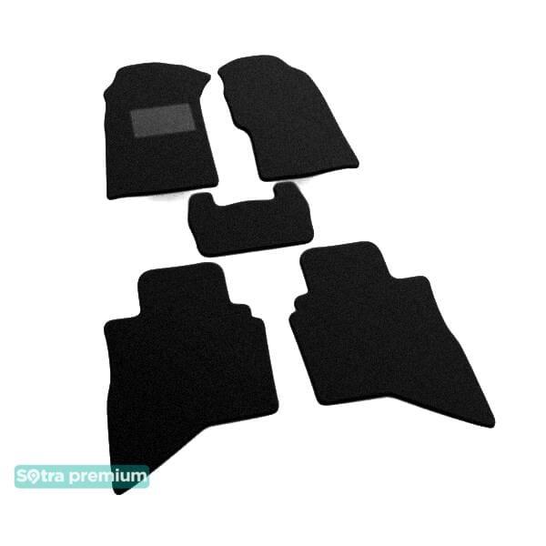 Sotra 06443-CH-BLACK Interior mats Sotra two-layer black for Great wall Socool (2003-2012), set 06443CHBLACK
