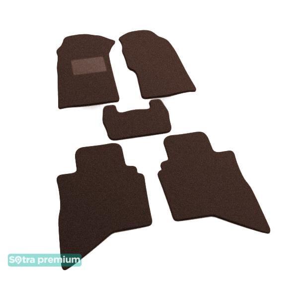 Sotra 06443-CH-CHOCO Interior mats Sotra two-layer brown for Great wall Socool (2003-2012), set 06443CHCHOCO