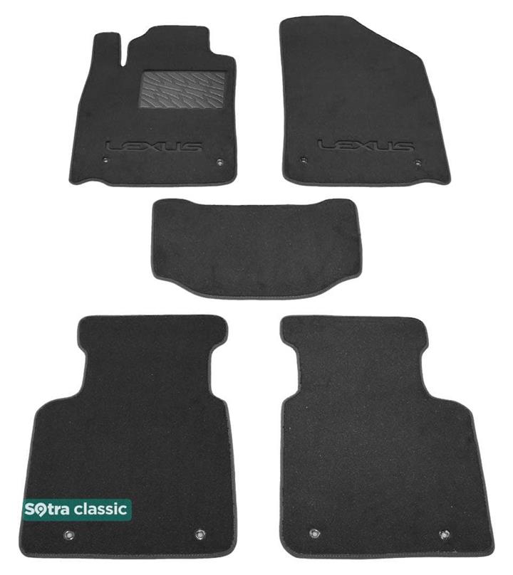 Sotra 06455-GD-GREY Interior mats Sotra two-layer gray for Lexus Es (2006-2012), set 06455GDGREY