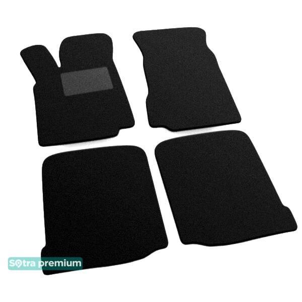 Sotra 06475-CH-BLACK Interior mats Sotra two-layer black for Seat Ibiza (1995-1999), set 06475CHBLACK