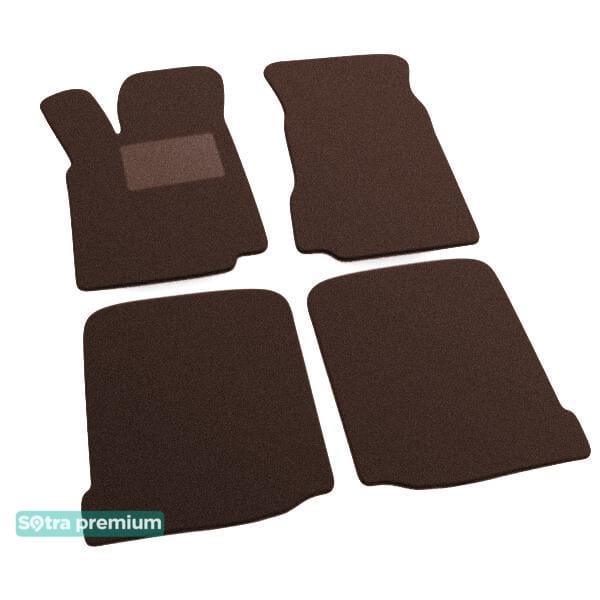 Sotra 06475-CH-CHOCO Interior mats Sotra two-layer brown for Seat Ibiza (1995-1999), set 06475CHCHOCO