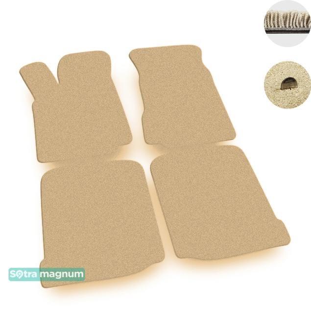 Sotra 06475-MG20-BEIGE Interior mats Sotra two-layer beige for Seat Ibiza (1995-1999), set 06475MG20BEIGE