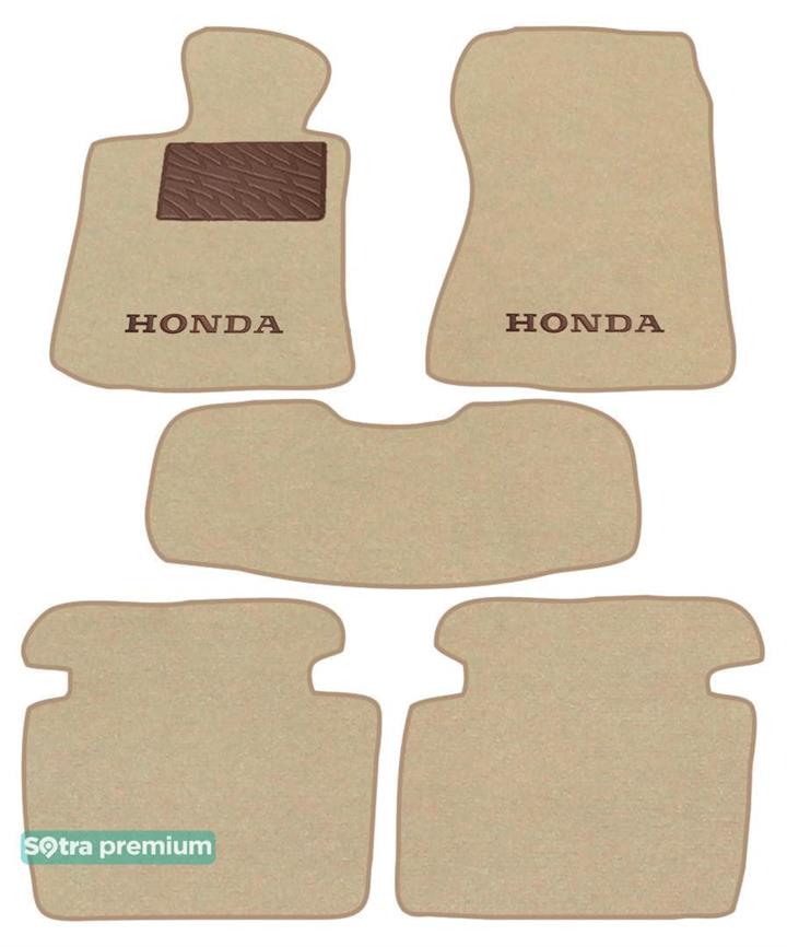 Sotra 06499-CH-BEIGE Interior mats Sotra two-layer beige for Honda Legend (2006-2008), set 06499CHBEIGE