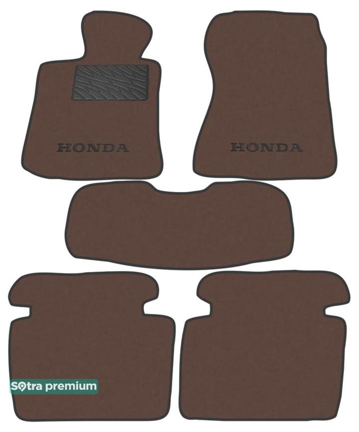 Sotra 06499-CH-CHOCO Interior mats Sotra two-layer brown for Honda Legend (2006-2008), set 06499CHCHOCO