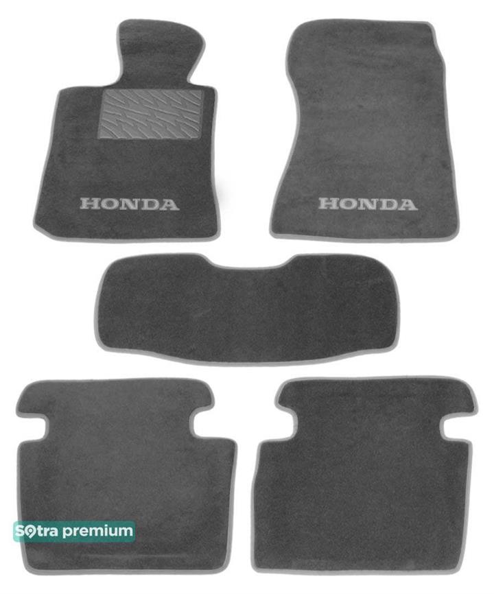 Sotra 06499-CH-GREY Interior mats Sotra two-layer gray for Honda Legend (2006-2008), set 06499CHGREY