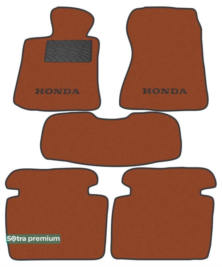 Sotra 06499-CH-TERRA Interior mats Sotra two-layer terracotta for Honda Legend (2006-2008), set 06499CHTERRA