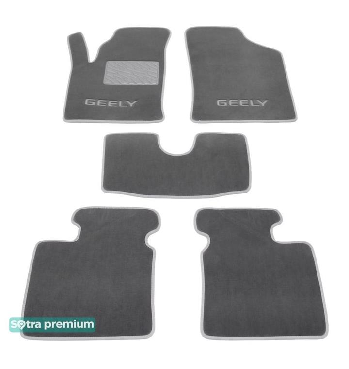 Sotra 06507-CH-GREY Interior mats Sotra two-layer gray for Geely CK (2005-), set 06507CHGREY