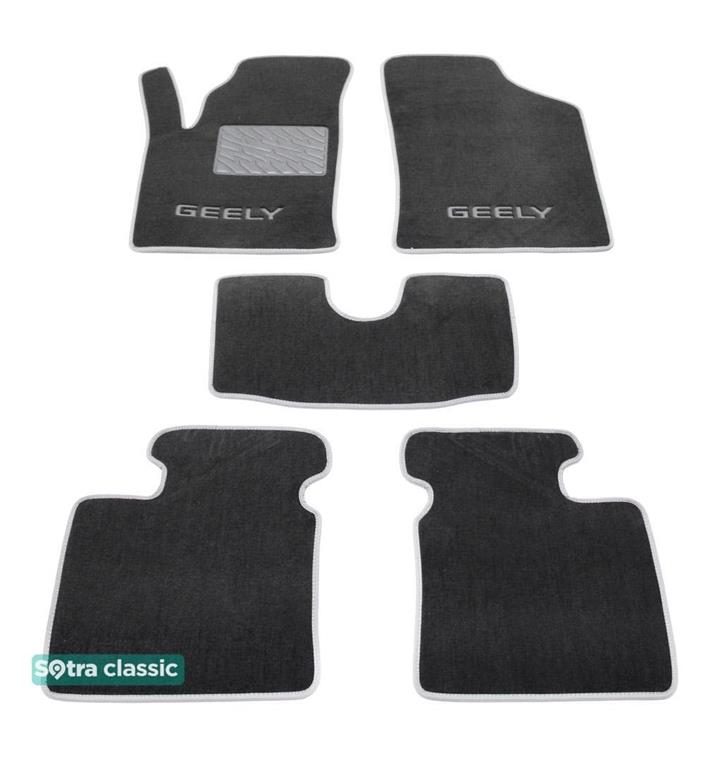 Sotra 06507-GD-GREY Interior mats Sotra two-layer gray for Geely CK (2005-), set 06507GDGREY