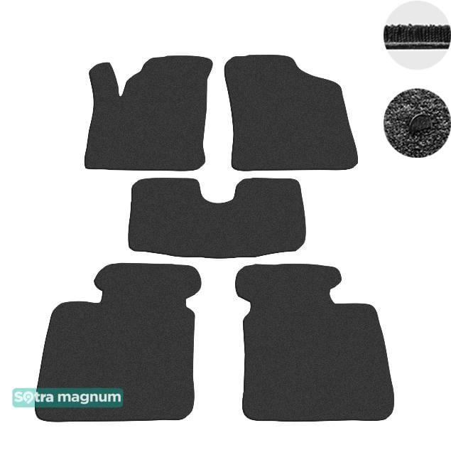 Sotra 06507-MG15-BLACK Interior mats Sotra two-layer black for Geely CK (2005-), set 06507MG15BLACK