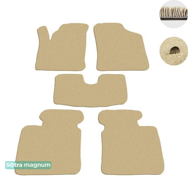 Sotra 06507-MG20-BEIGE Interior mats Sotra two-layer beige for Geely CK (2005-), set 06507MG20BEIGE