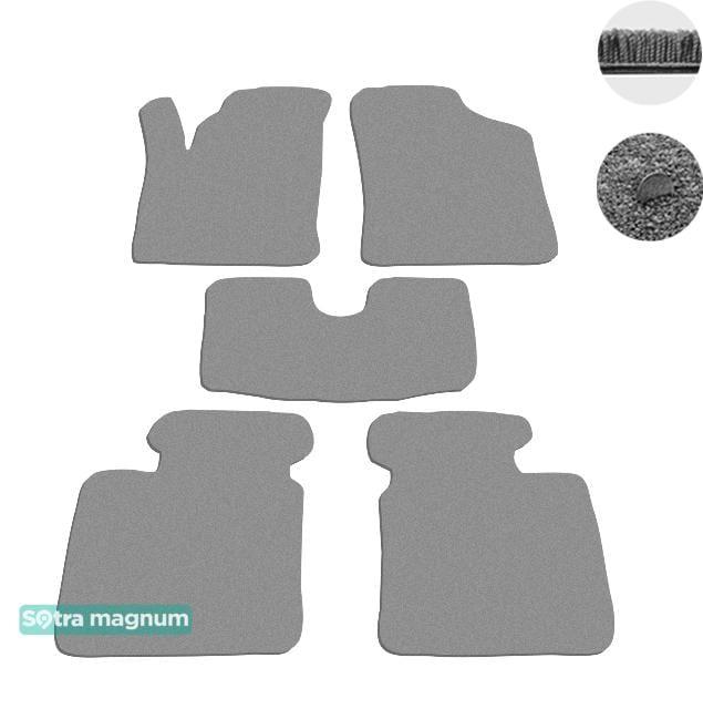 Sotra 06507-MG20-GREY Interior mats Sotra two-layer gray for Geely CK (2005-), set 06507MG20GREY
