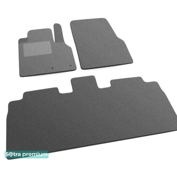 Sotra 06515-CH-GREY Interior mats Sotra two-layer gray for Renault Espace (2003-2014), set 06515CHGREY