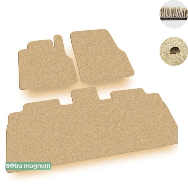 Sotra 06515-MG20-BEIGE Interior mats Sotra two-layer beige for Renault Espace (2003-2014), set 06515MG20BEIGE