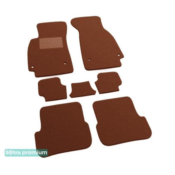 Sotra 06535-CH-TERRA Interior mats Sotra two-layer terracotta for Audi A6 allroad (2006-2011), set 06535CHTERRA