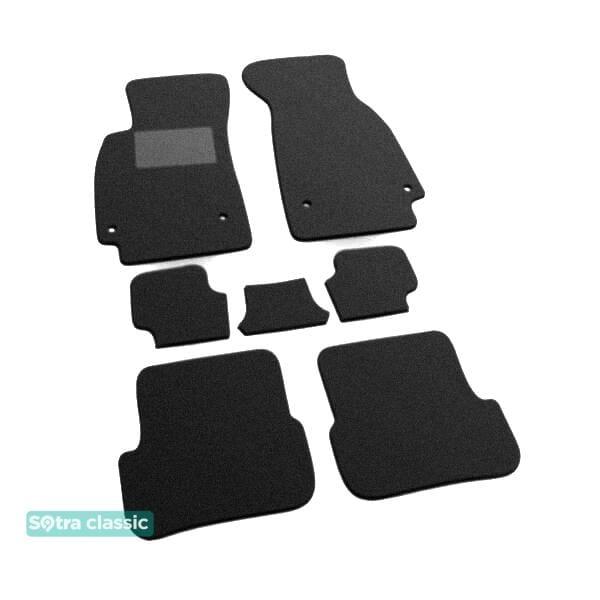 Sotra 06535-GD-GREY Interior mats Sotra two-layer gray for Audi A6 allroad (2006-2011), set 06535GDGREY