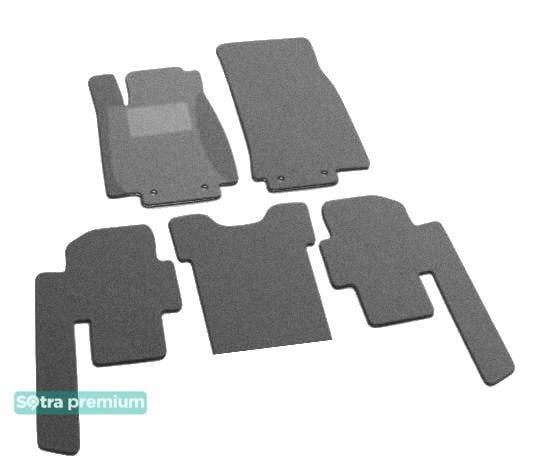 Sotra 06536-2-CH-GREY Interior mats Sotra two-layer gray for Mercedes R-class (2006-2012), set 065362CHGREY
