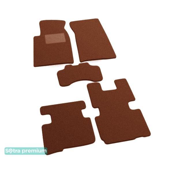Sotra 06557-CH-TERRA Interior mats Sotra two-layer terracotta for Ssang yong Rexton (2001-2006), set 06557CHTERRA