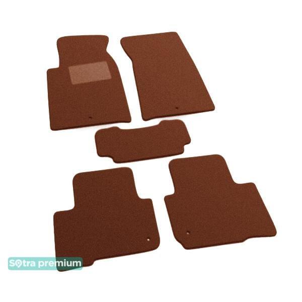 Sotra 06558-CH-TERRA Interior mats Sotra two-layer terracotta for Ssang yong Rexton (2007-2012), set 06558CHTERRA