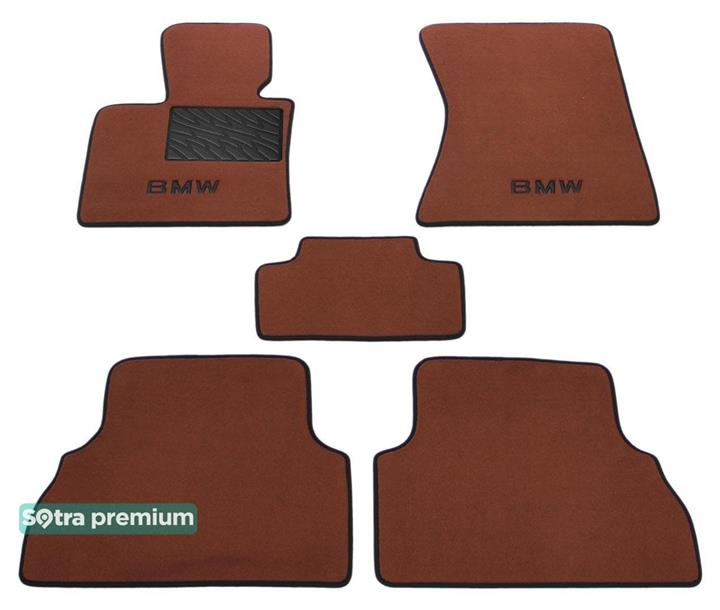 Sotra 06559-CH-TERRA Interior mats Sotra two-layer terracotta for BMW X5 (2008-2013), set 06559CHTERRA