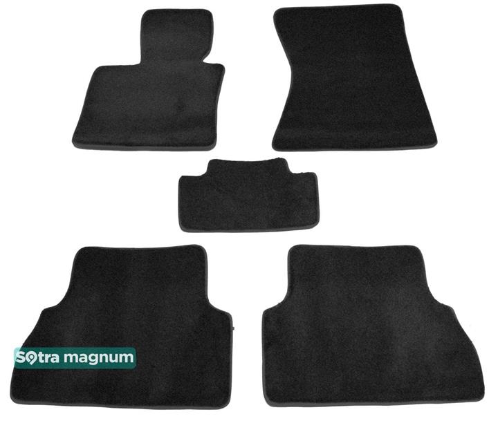 Sotra 06559-MG15-BLACK Interior mats Sotra two-layer black for BMW X5 (2008-2013), set 06559MG15BLACK