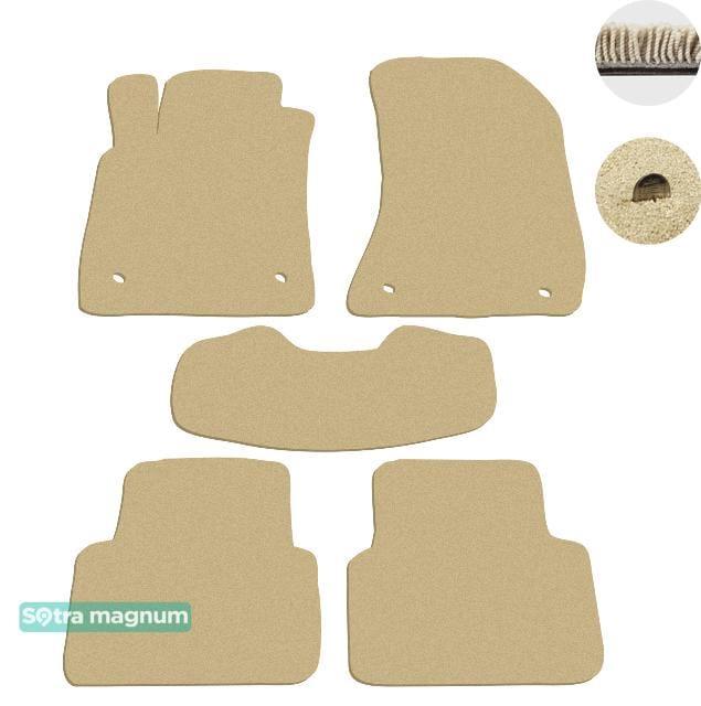 Sotra 06561-MG20-BEIGE Interior mats Sotra two-layer beige for Alfa Romeo 159 (2004-2011), set 06561MG20BEIGE