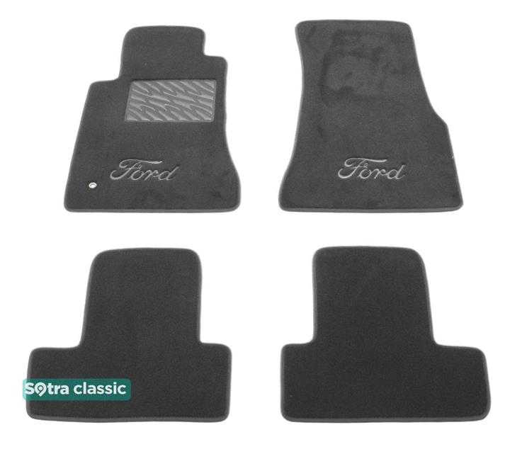 Sotra 06580-GD-GREY Interior mats Sotra two-layer gray for Ford Mustang (2005-2014), set 06580GDGREY