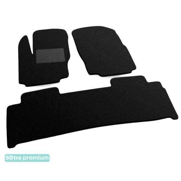 Sotra 06586-CH-BLACK Interior mats Sotra two-layer black for Ford S-max (2006-2015), set 06586CHBLACK