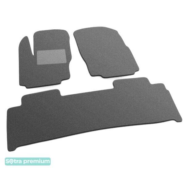 Sotra 06586-CH-GREY Interior mats Sotra two-layer gray for Ford S-max (2006-2015), set 06586CHGREY