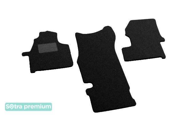 Sotra 06609-CH-BLACK Interior mats Sotra two-layer black for Mercedes Sprinter (2006-), set 06609CHBLACK