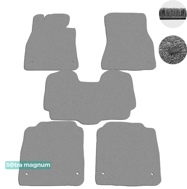 Sotra 06613-MG20-GREY Interior mats Sotra two-layer gray for Lexus Ls (2006-2017), set 06613MG20GREY