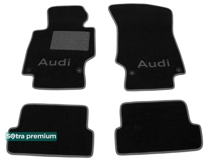 Sotra 06617-CH-BLACK Interior mats Sotra two-layer black for Audi Tt coupe (2006-2014), set 06617CHBLACK