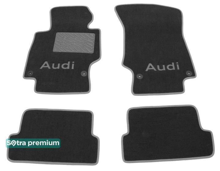 Sotra 06617-CH-GREY Interior mats Sotra two-layer gray for Audi Tt coupe (2006-2014), set 06617CHGREY
