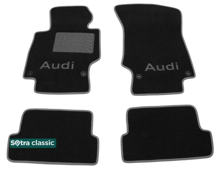 Sotra 06617-GD-BLACK Interior mats Sotra two-layer black for Audi Tt coupe (2006-2014), set 06617GDBLACK