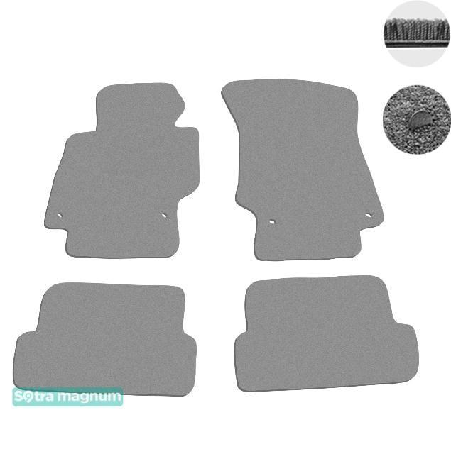 Sotra 06617-MG20-GREY Interior mats Sotra two-layer gray for Audi Tt coupe (2006-2014), set 06617MG20GREY