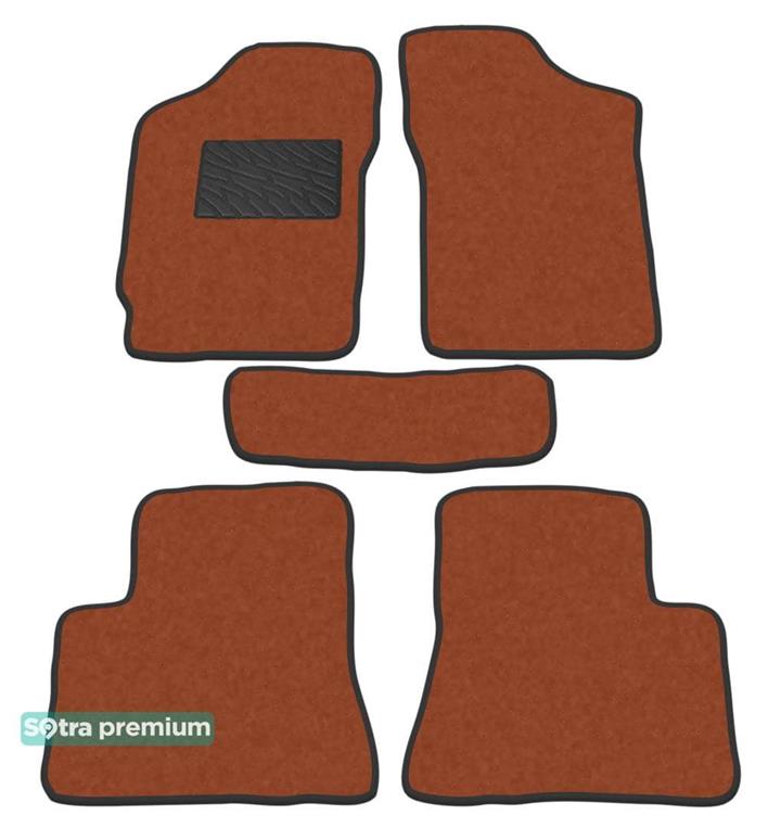 Sotra 06620-CH-TERRA Interior mats Sotra two-layer terracotta for Lifan 520 / breez (2006-), set 06620CHTERRA