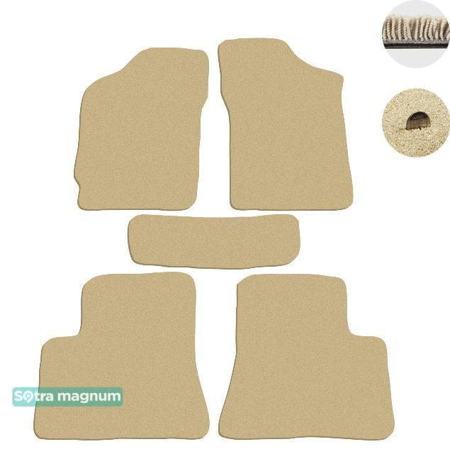 Sotra 06620-MG20-BEIGE Interior mats Sotra two-layer beige for Lifan 520 / breez (2006-), set 06620MG20BEIGE