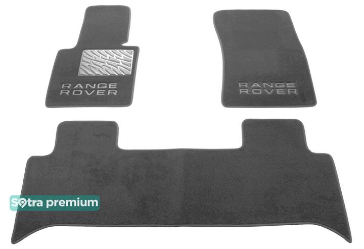 Sotra 06637-CH-GREY Interior mats Sotra two-layer gray for Land Rover Range rover (2005-2013), set 06637CHGREY