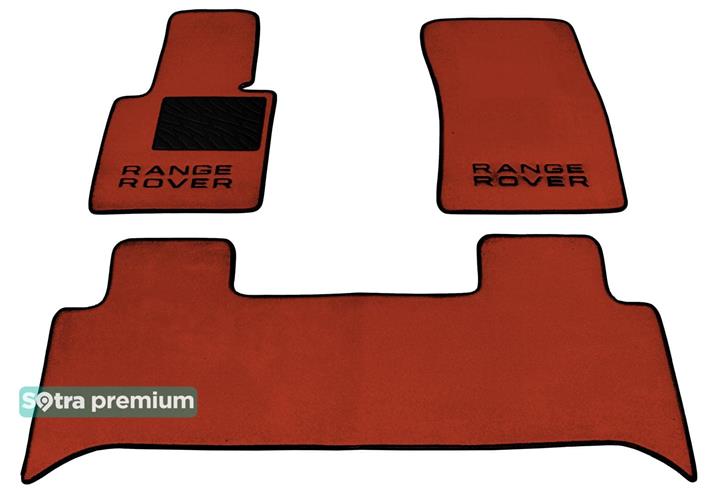 Sotra 06637-CH-TERRA Interior mats Sotra two-layer terracotta for Land Rover Range rover (2005-2013), set 06637CHTERRA