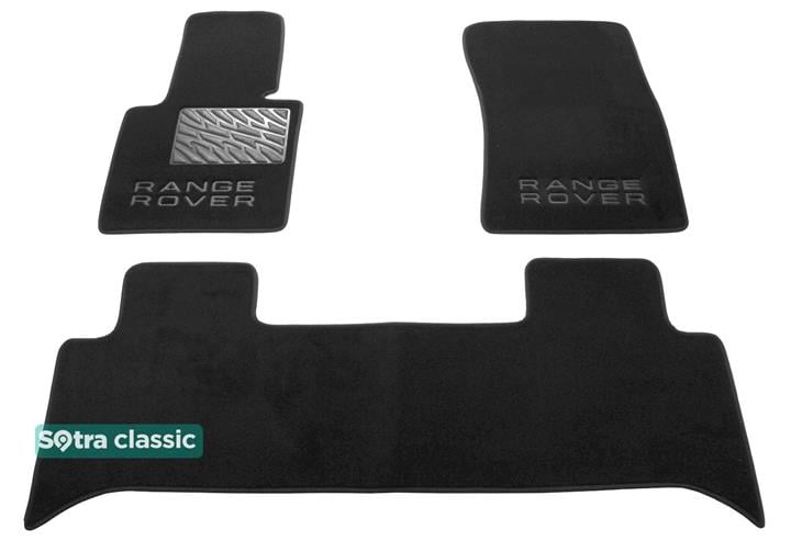 Sotra 06637-GD-GREY Interior mats Sotra two-layer gray for Land Rover Range rover (2005-2013), set 06637GDGREY