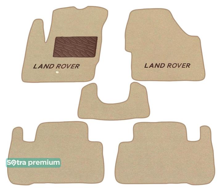 Sotra 06642-CH-BEIGE Interior mats Sotra two-layer beige for Land Rover Freelander (2007-2014), set 06642CHBEIGE
