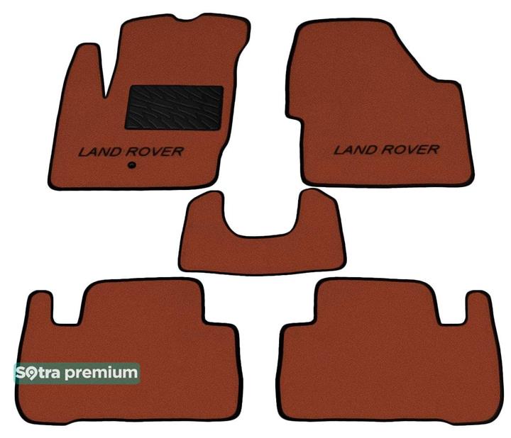 Sotra 06642-CH-TERRA Interior mats Sotra two-layer terracotta for Land Rover Freelander (2007-2014), set 06642CHTERRA