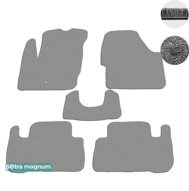 Sotra 06642-MG20-GREY Interior mats Sotra two-layer gray for Land Rover Freelander (2007-2014), set 06642MG20GREY